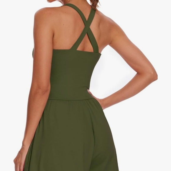 NEW TANOU Light Blue Summer Casual Sleeveless Romper - Picture 3 of 15